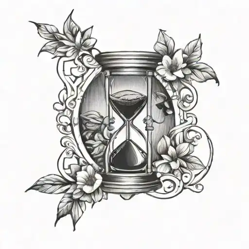Hourglass With Dates Incorporated