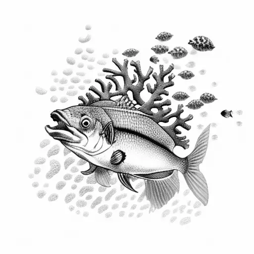 Coral Reef With Fish