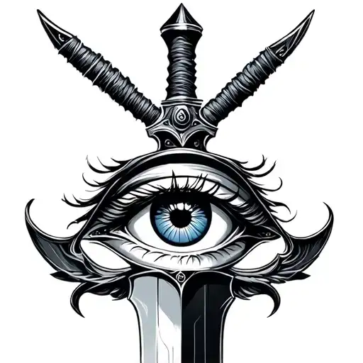 Dagger With Eye In Handle