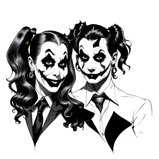 Animated Joker And Harley Quinn