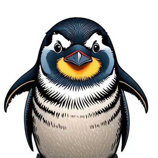 Penguin With Navy And Ems