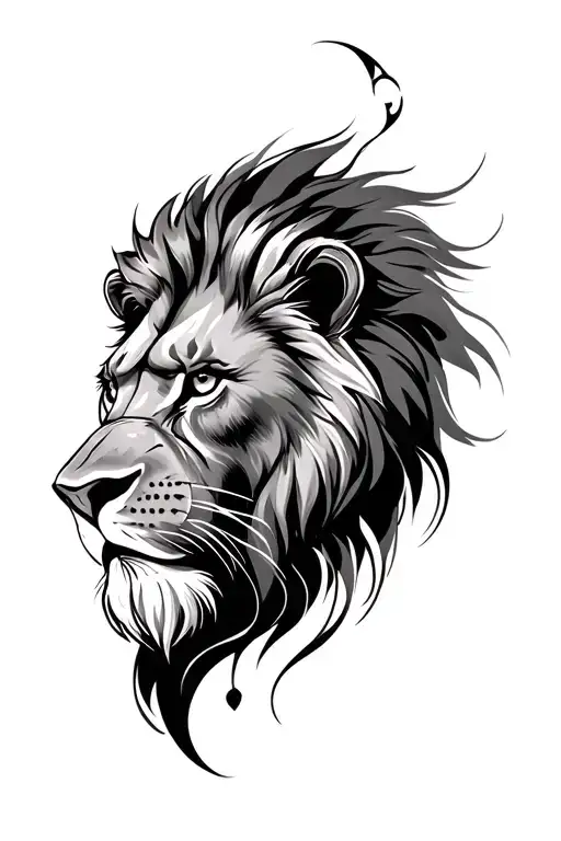 Lion And Samoan Tattoo Sleeve