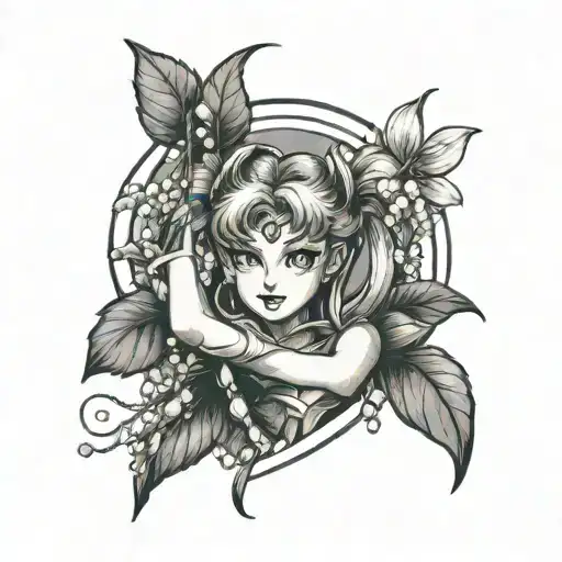 Sailor Moon Fencing Lily Of The Valley Flower