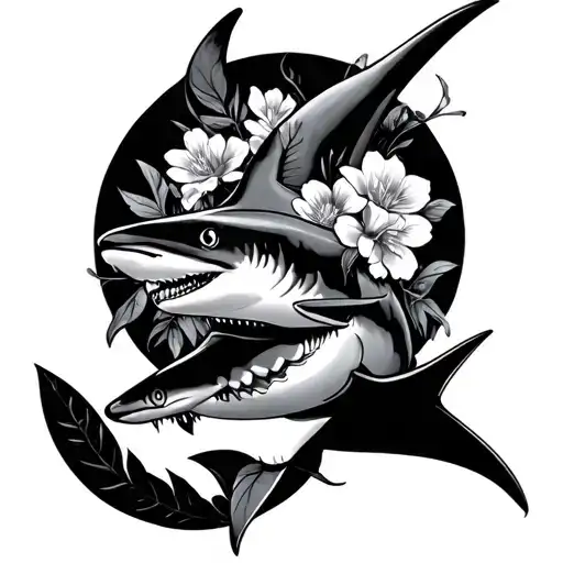 Floral Thresher Shark
