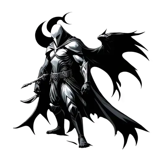 Moon Knight And Khonshu Nordic Style