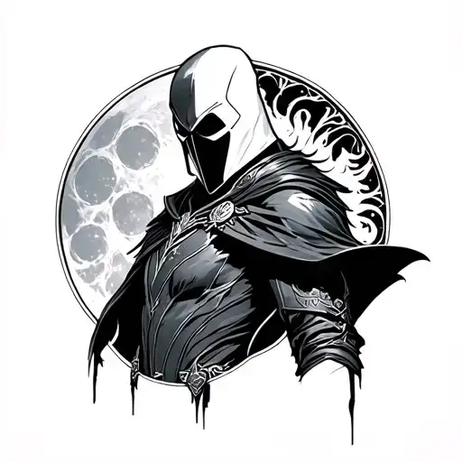 Moon Knight And Khonshu Nordic Style