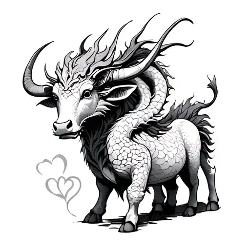 Dragon And Oxen Symbolizing Your Love