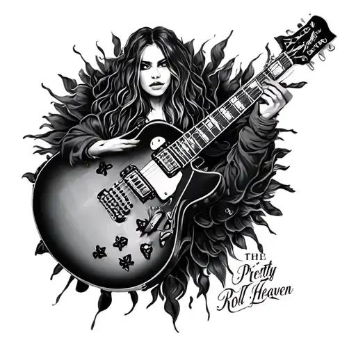 Ein Tattoo Zum Lied Rock And Roll Heaven Von The Pretty Reckless