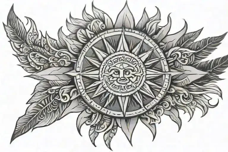 Arm Band Filipino Sun