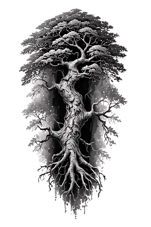 Rowan Tree Of Life Growing