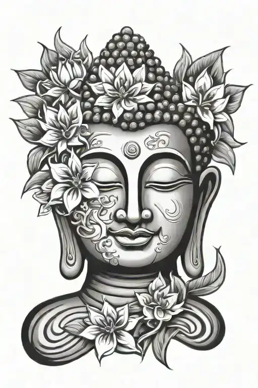 Buddha Zen Floral