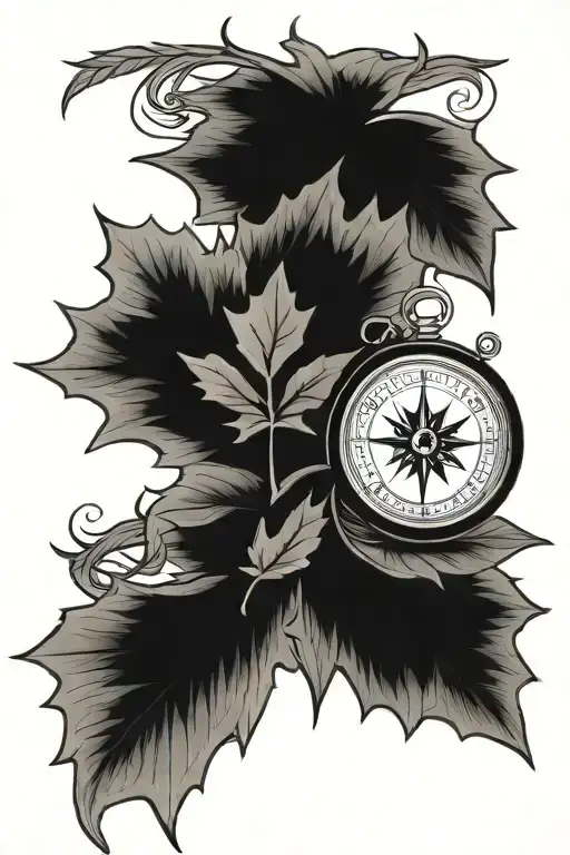 Compass Maple Leafs Healing Ptsd