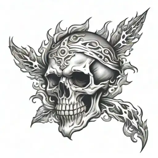 Skull On Fire