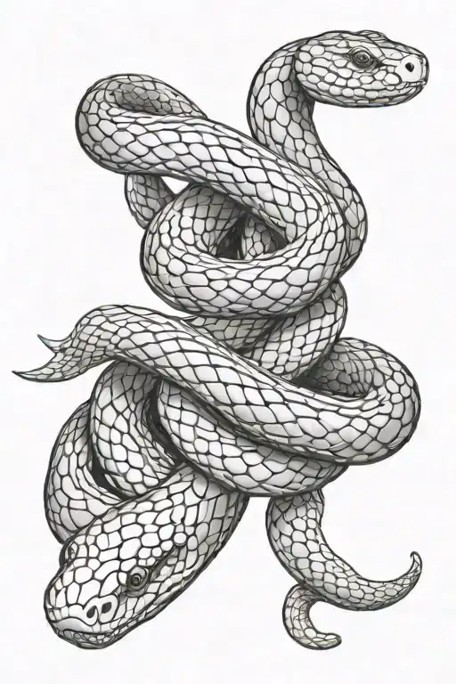 Snake Wrapped Around Ankle Traveling Up The Leg