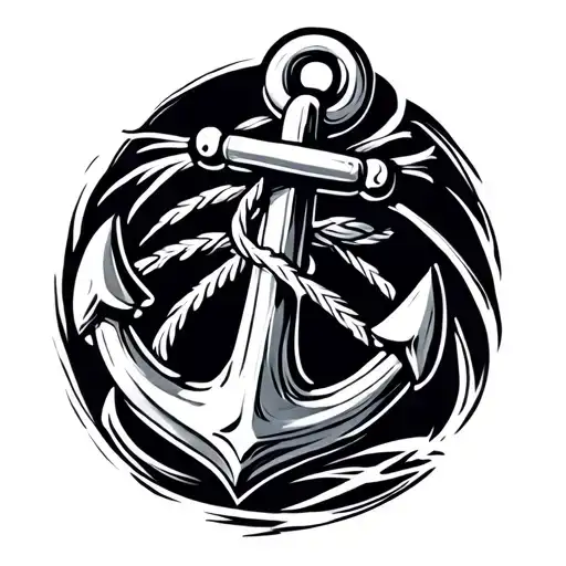 Navy Anchor