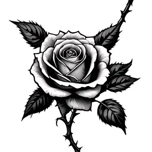 Tree Barbed Wire Rose