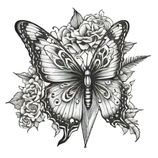 Butterfly With Arrow