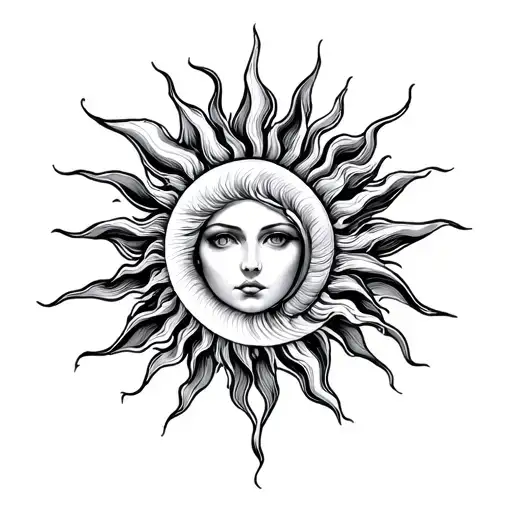Spiral Sun Head Female Torso