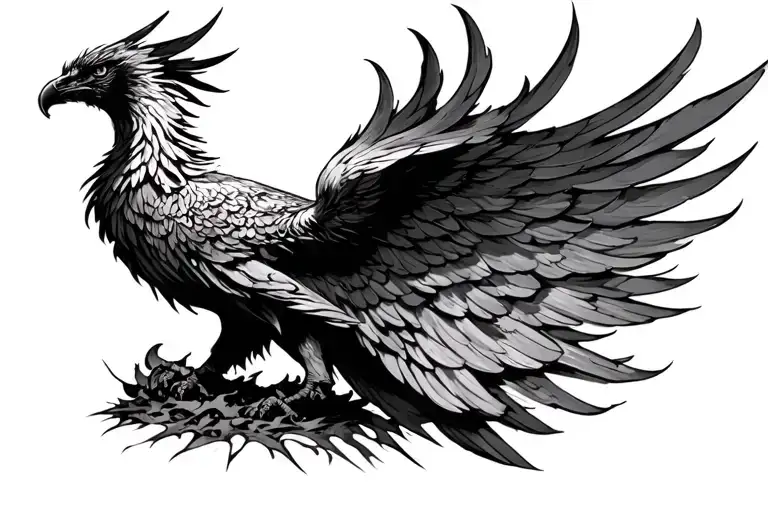 Phoenix Rising From The Ashes