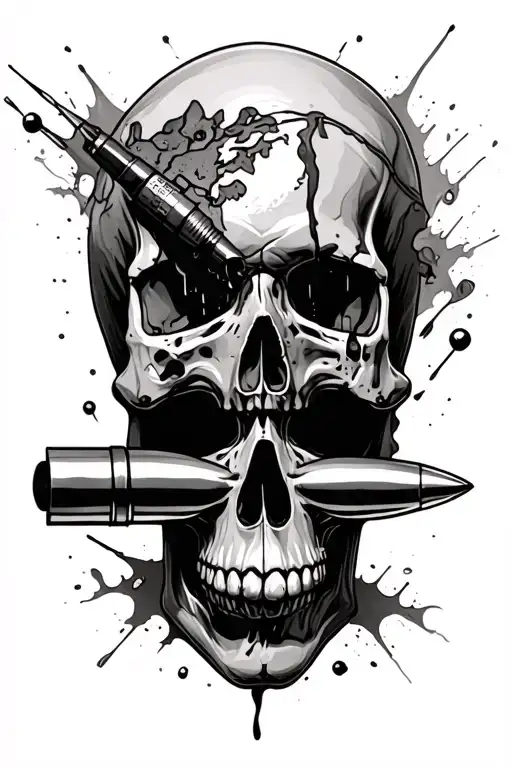 Bullet Coming Towards Skull