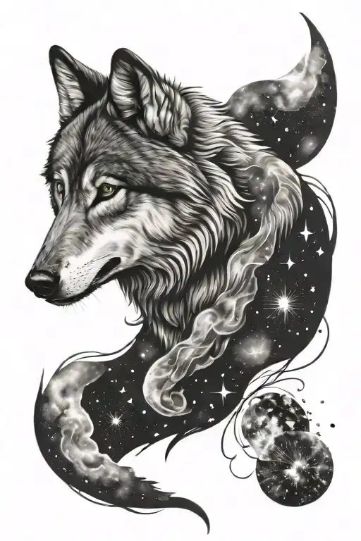 Wolf And Galaxy