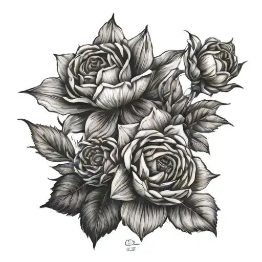 Two January Birth Flowers And One December Birth Flower