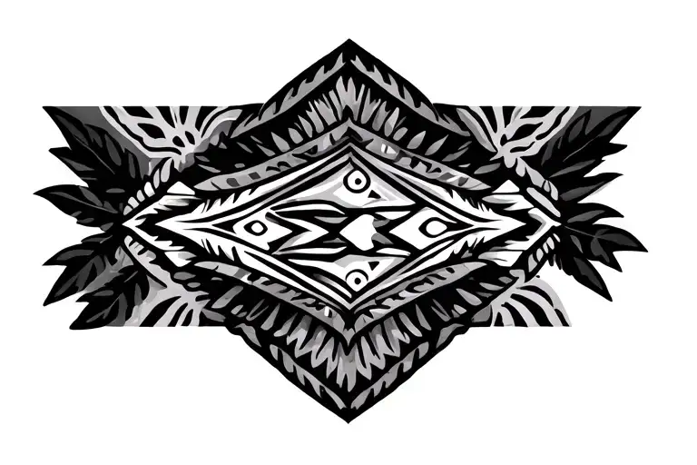 Native American Frieze Pattern Armband