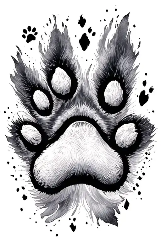 Dog Paw Print
