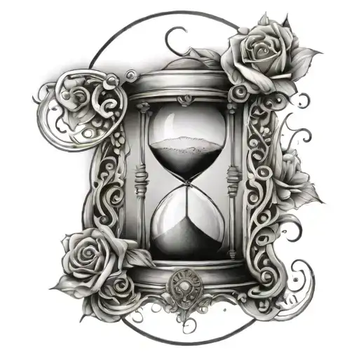 Hourglass Clock Time I Reincarnated