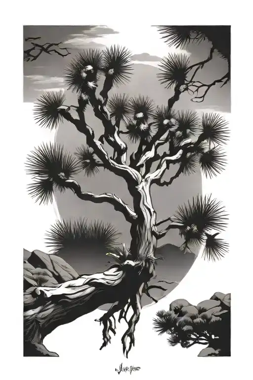 Joshua Tree And Adam Creation Hands