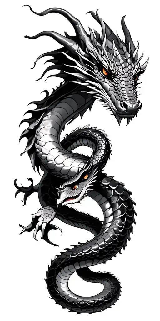Dragon And Snake