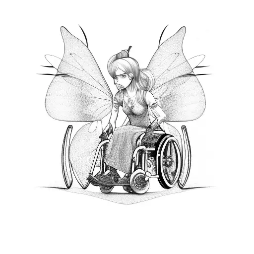 Rocker Fairy In A Wheelchair
