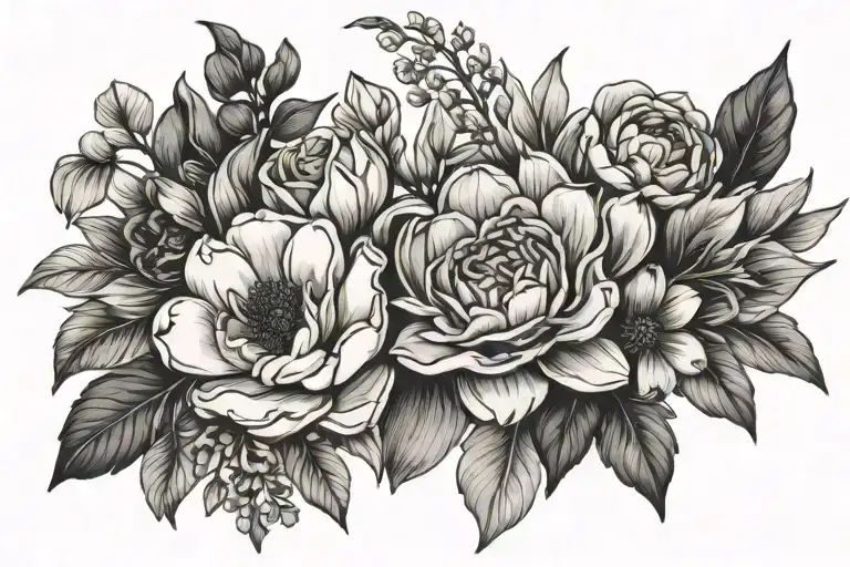 Birth Flower Bouquet