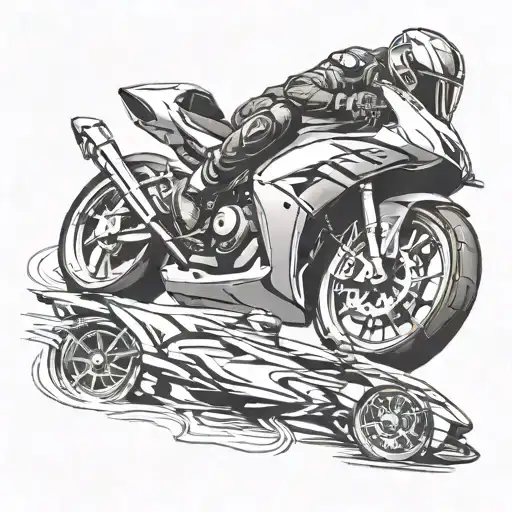 Incorporate Elements Of Car Racing And Moto Gp In A Sleek And Futuristic Design