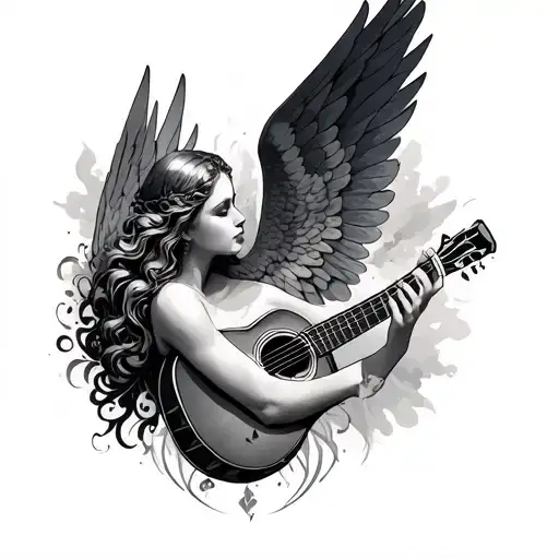 Sleeve Tatto Angels And Music