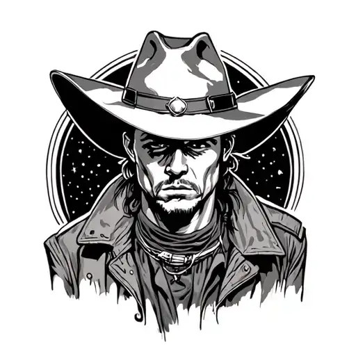 Space Cowboy Sad Lost Walking