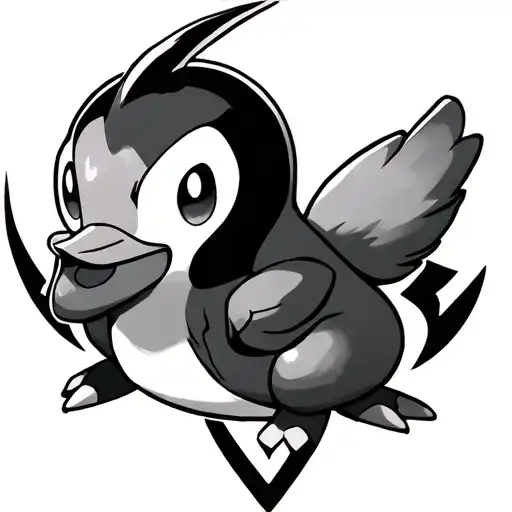 Psyduck From Pokemon With A Geass Symbol