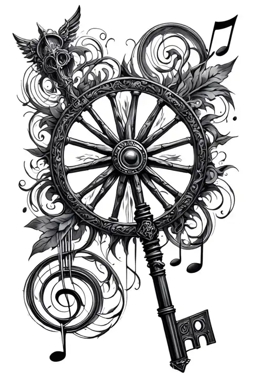 Detailed Music Camelot Key Wheel