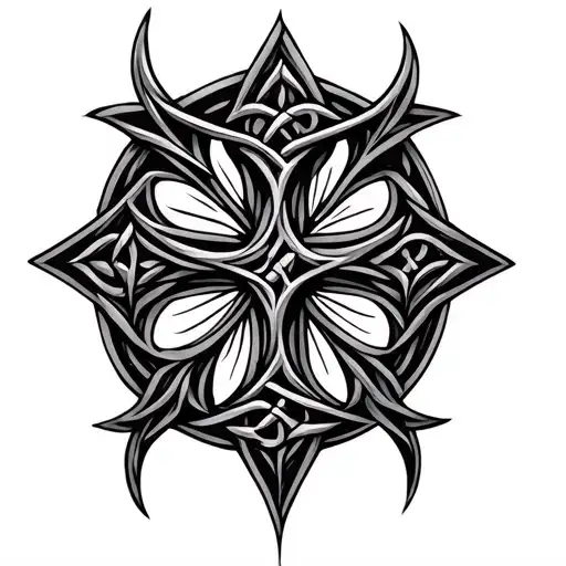 Occitan Cross In A Nordic Celtic Style