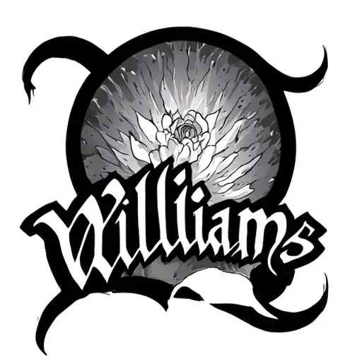 The Word Williams On Back