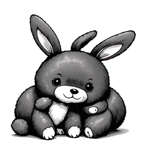 Kawaii Bunny And Bear Stuffed Animals