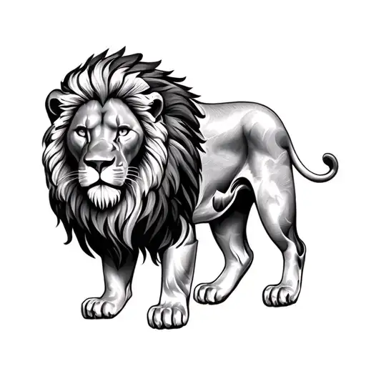 A Very Detailed Lion