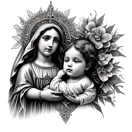 For My New Born Child With A Reference To Lourdes