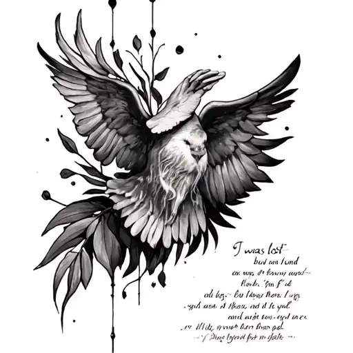 Biblical I Was Lost But Now I'm Found Realism Tattoo Sleeve