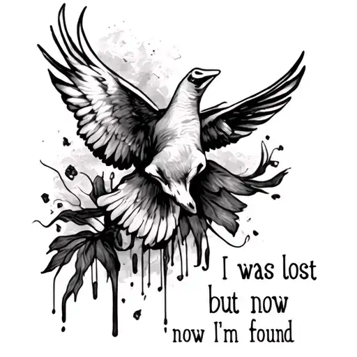 Biblical I Was Lost But Now I'm Found Realism Tattoo Sleeve