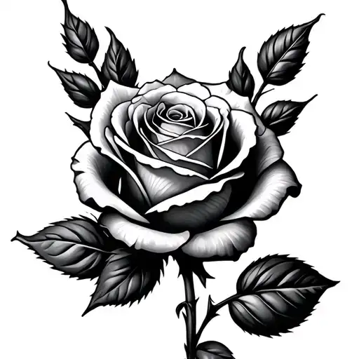 A Rose With Pamela As The Stem Rose