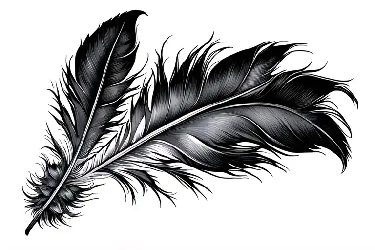 Feather With Mum And Dad Arm Band