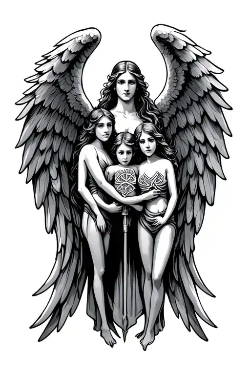 Celts Family Angel Wings