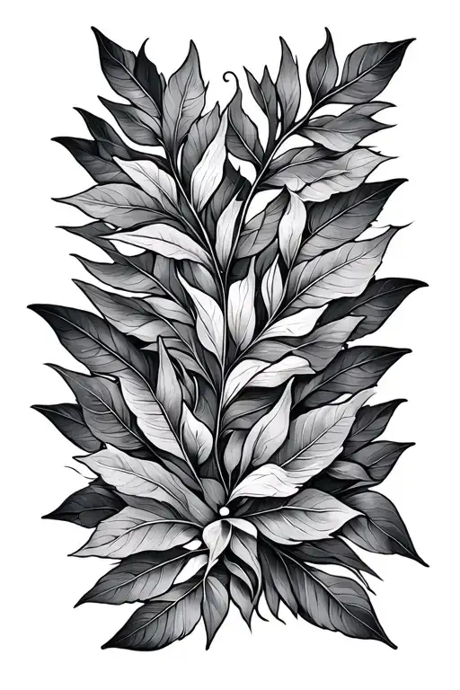 Leaf Art Nouveau