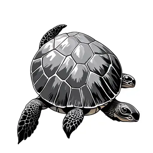 Case And Turtle Swimming